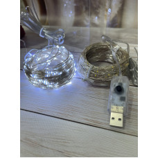Гирлянда нить 300LED 30 метров на USB 